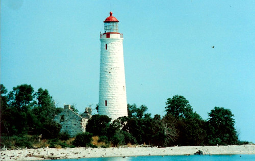 Chantry Island Lighthouse before restoration