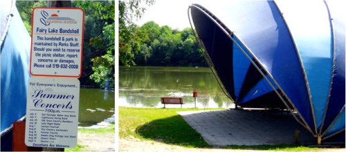 Fairy Lake Ontario bandshell