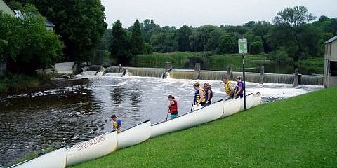 paisley saugeen river canoe