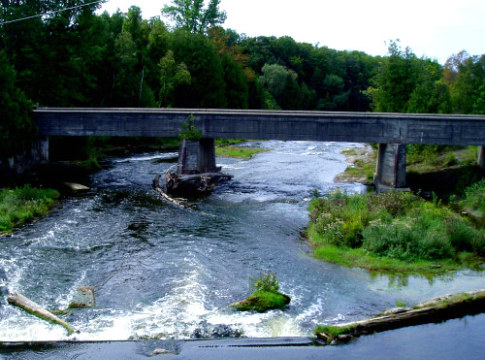 Rapids at Sauble Falls Provincial Park