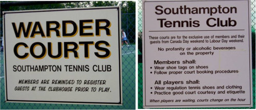Southampton Tennis Club Warder Courts