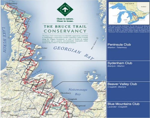 bruce trail map